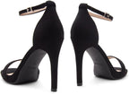 Women’S High Heels – Open Toe Stiletto Heels with Adjustable Ankle Strap | Dressy Sexy Strappy Heeled Sandals for Wedding, Prom, Party & Evening Wear